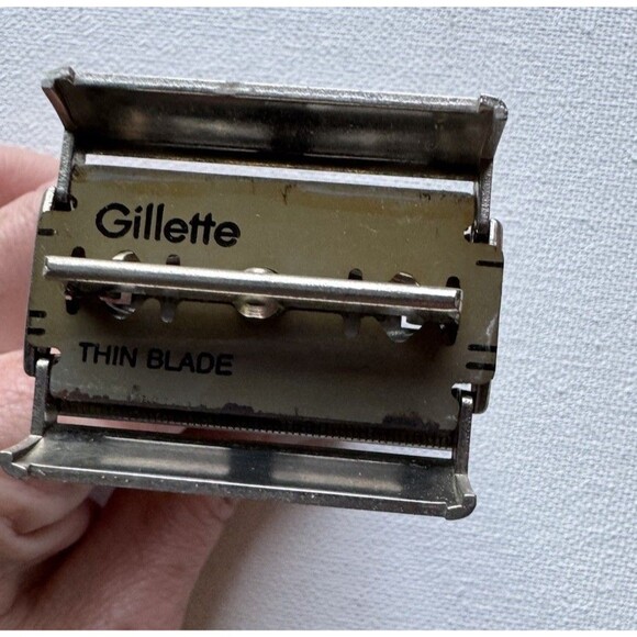 Vintage 1956 Gillette Blue Tip Super Speed Safety Razor – Mild Shave TTO - Picture 5 of 13